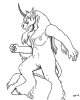 Travesty in anthro form - Battle-bred unicorn