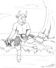 Young male minotaur