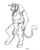 Metal minotaur - female