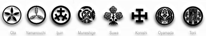 samurai crests