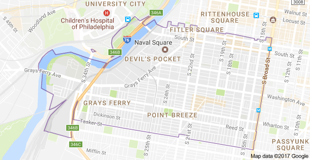 map of 19146 area code