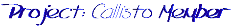 Project: Callisto
