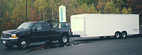 New enclosed trailer for security and safety