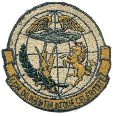 Original 7th AREFS patch from around 1959. The motto was With Diligence and Swiftness.