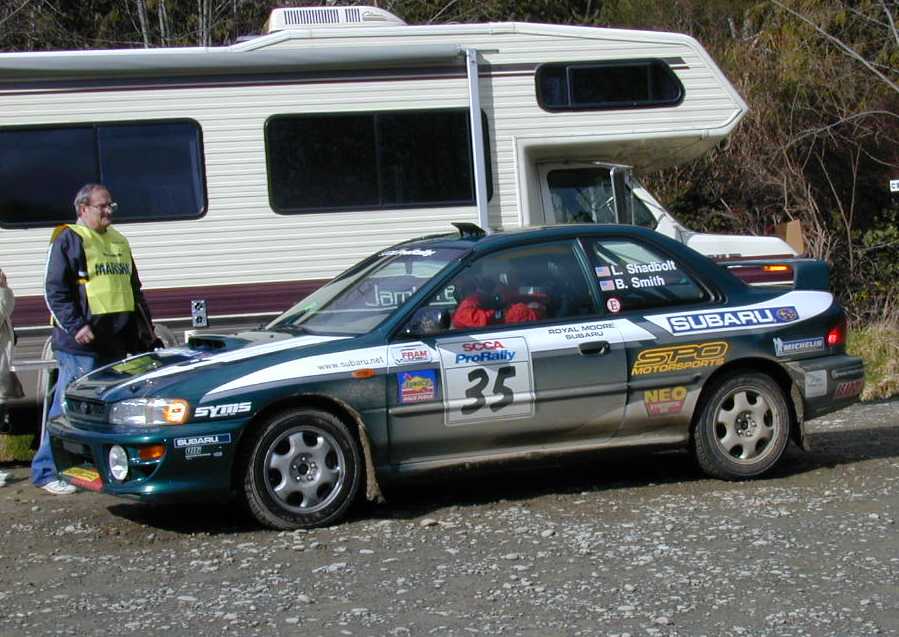 Finish Control, Lee Shadbolt & Brian Smith, Subaru Impreza WRX, March 2001