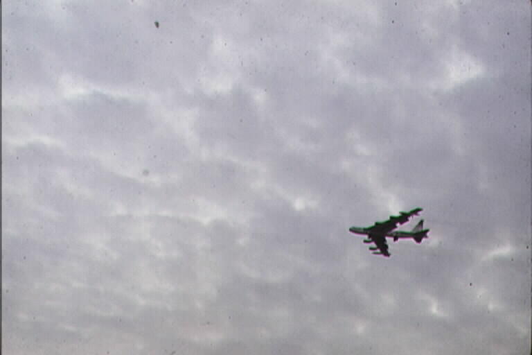 B-52 flyby.