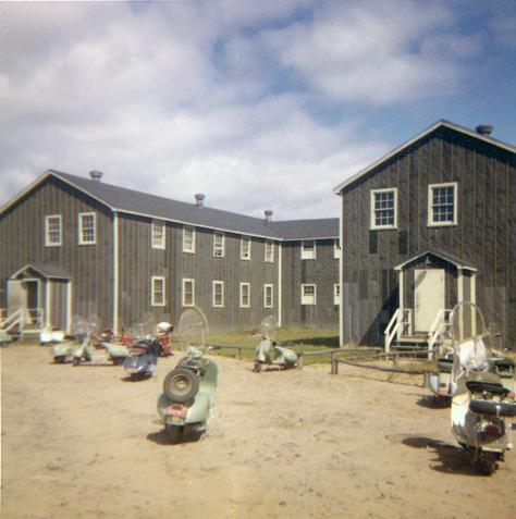 Barracks at Goose Bay in 1958.