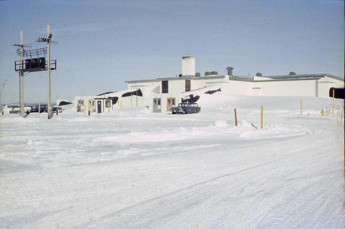 Goose Bay Alert Facility or Mole Hole taken in early 1962 by Hank Brown.