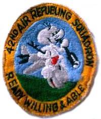 A very used 42nd AREFS patch.