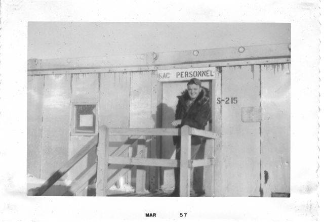 Ken Henrich at the SAC Hotel in Thule AB, Greenland.
