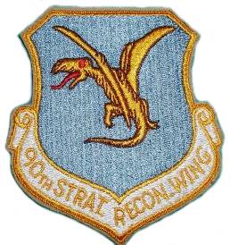 90th Strategic Reconnaissance Wing patch