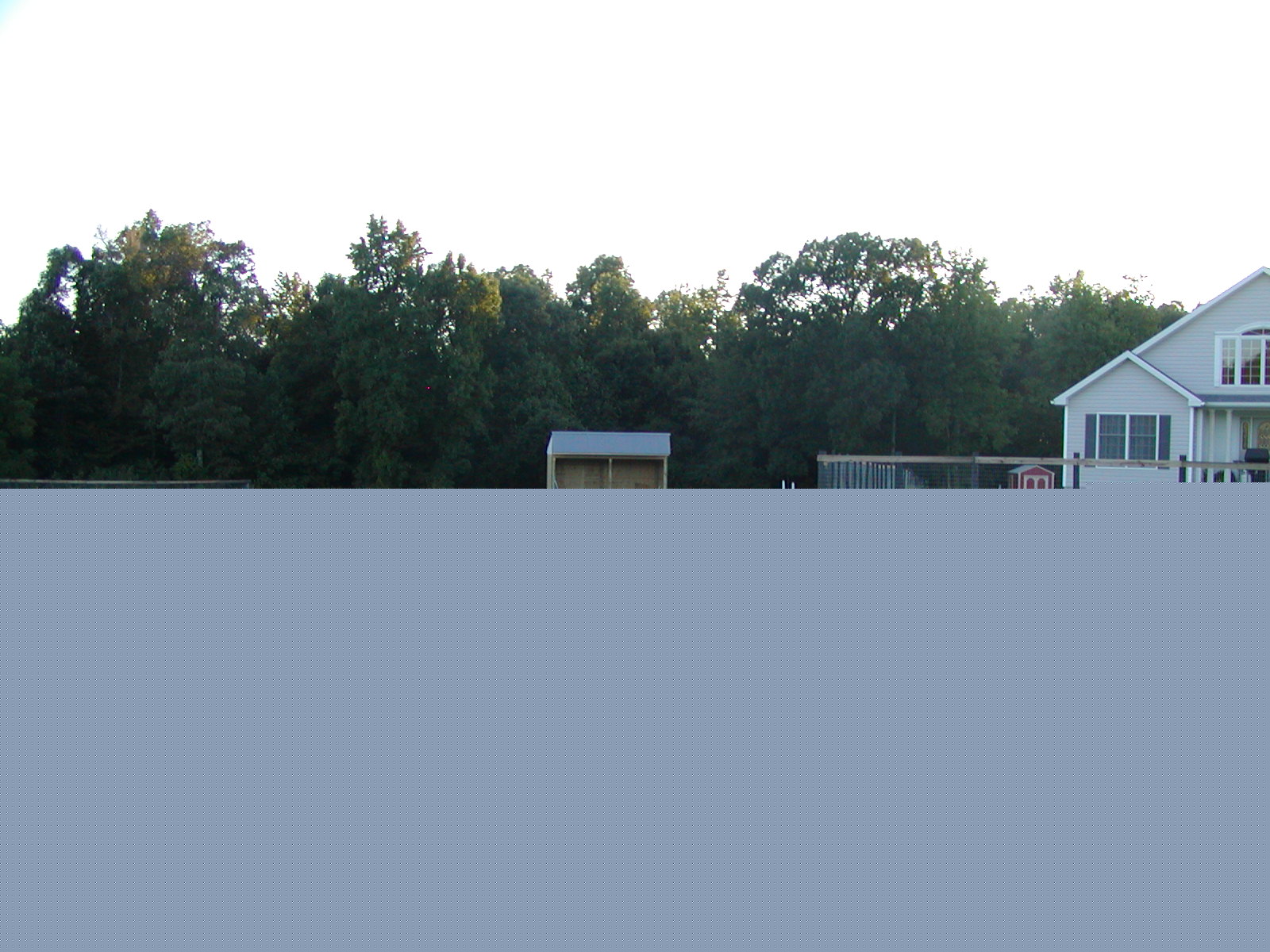 run-in area
