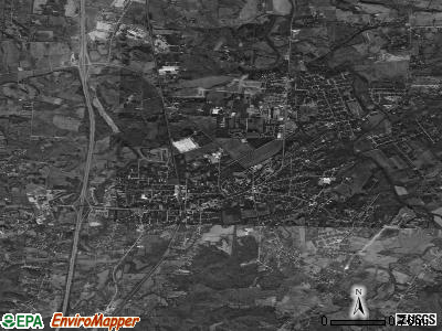 A sattalite image of Berea, KY