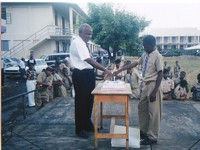 Mr.Johnson & one of his student