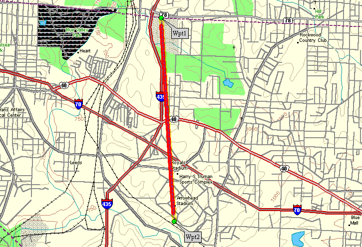 Plan View of Arrowhead Spur