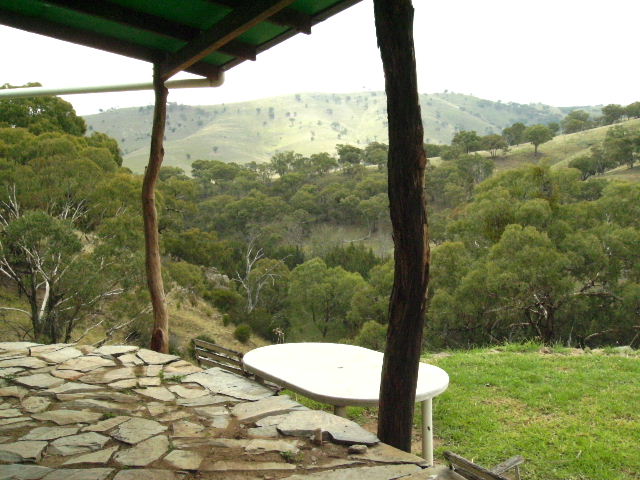 Double bed with a view