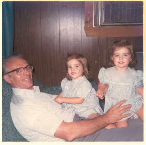 Jimmy and twins grandaughters (Julie and Joy)
