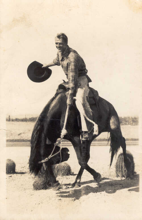 Jimmy on bronco