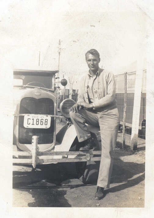James Huth Lynn in car lot