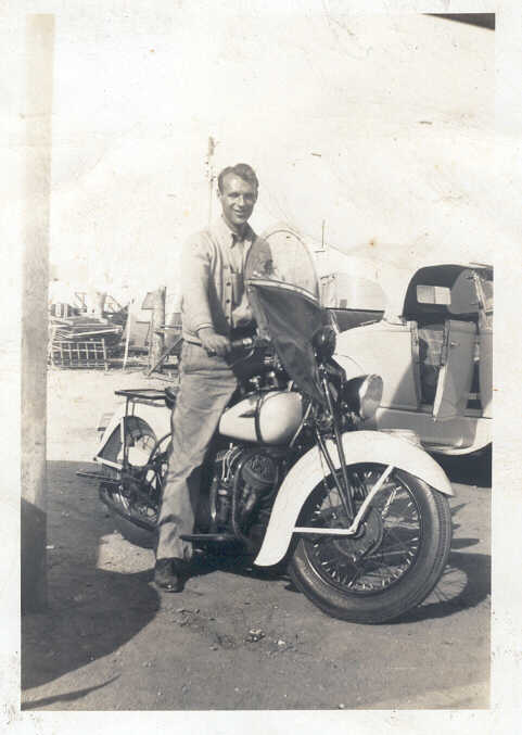 Jimmy on mororcycle