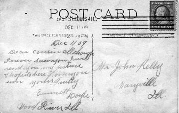 Emmett Doyle's Postcard