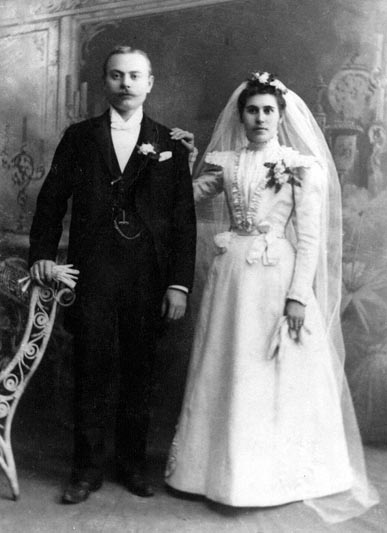 Lena and George Mischler's Wedding Picture