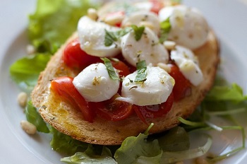 Appetizer Menu - Mozzarella Appetizer