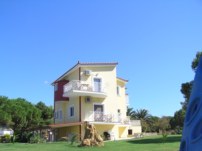 flowers at the garden of Irida Resort Hotel