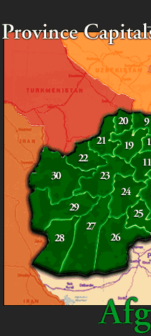 Afghan map