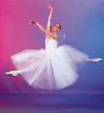 a pointe ballerina