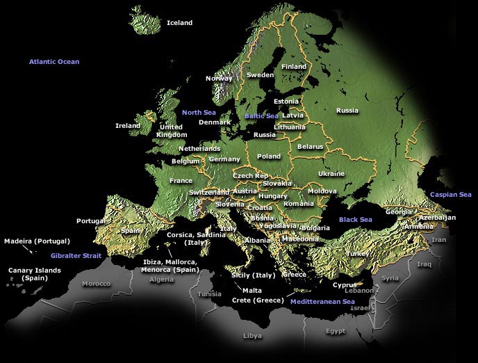 Europe - bugbog.com