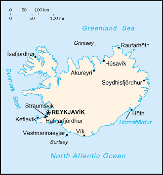 CIA political map
