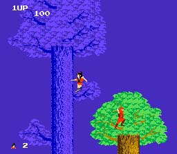 Leaping 20 feet in the air and landing safely, like a true ninja.