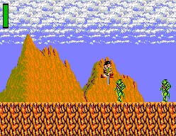 That green guy's about to turn into a spray of blood