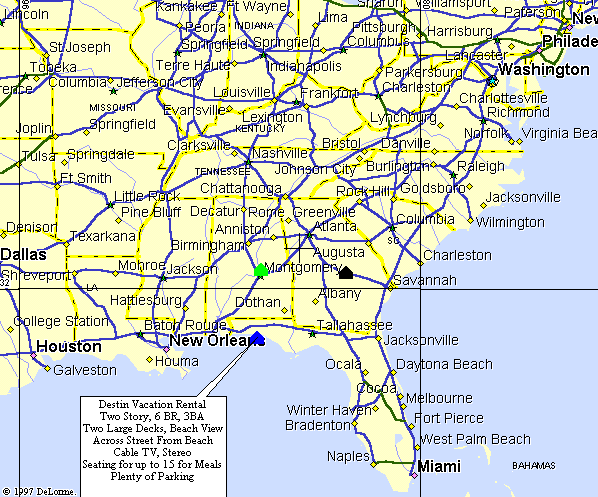 700 Mile Map
