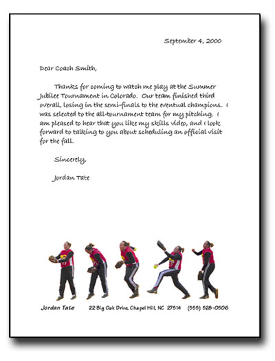 Personal Sports Letterhead