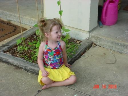 on the verandah