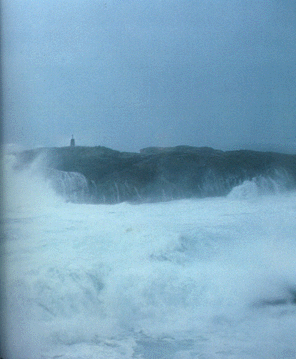la mer en furie