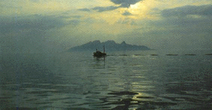 un matin sur la mer
