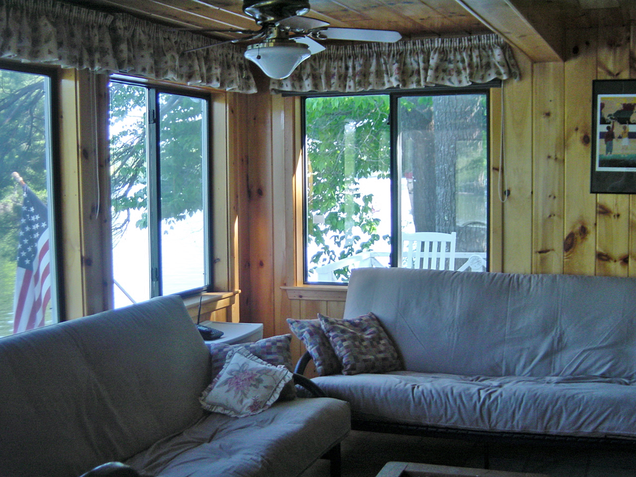 Mousam Lake Rental, waterfront vacation, pet friendly vacation,