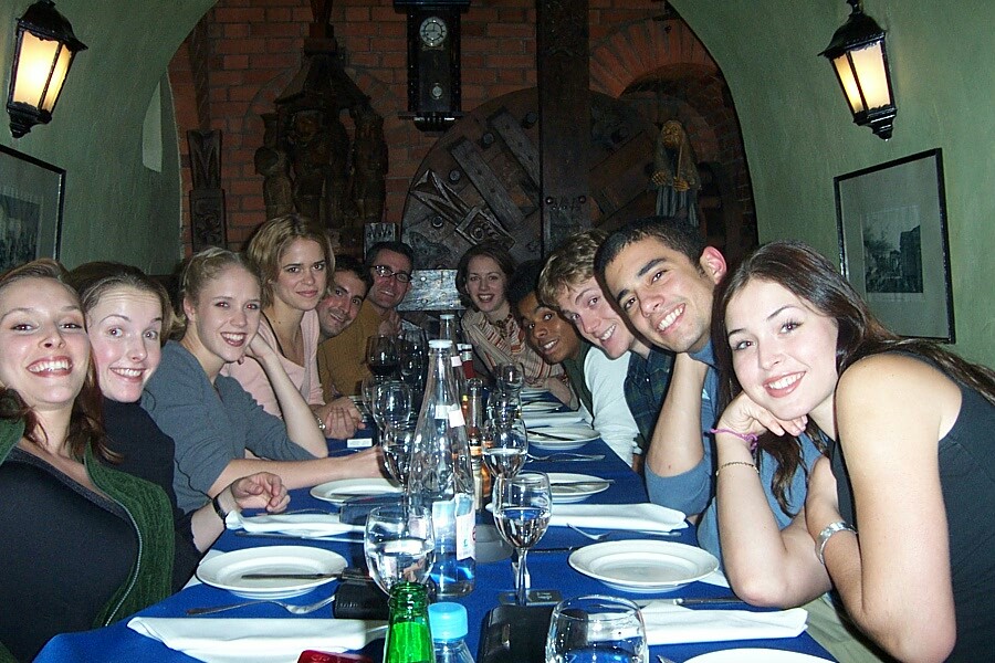This restaurant is in a 300 year old basement.