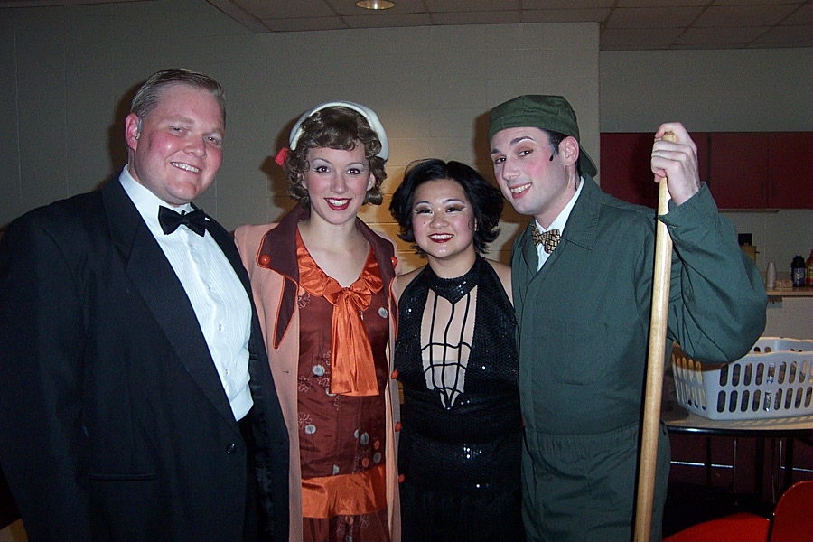 Dexter, Kathy, Olga, and the Street Sweeper!