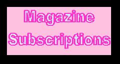 40% of your magazine subscription will go to my $4000 goal! Over 650 to choose from!