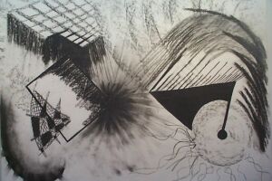 charcoal on paper