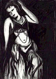 charcoal on paper