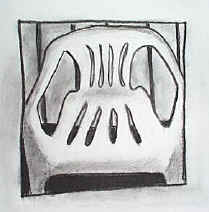 charcoal on paper