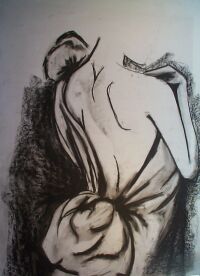 charcoal on paper