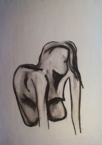 charcoal on paper