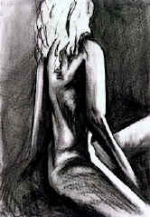 charcoal on paper