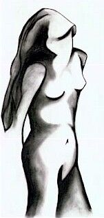 charcoal on paper